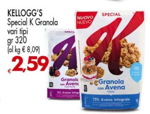 KELLOGG'S Special K granola