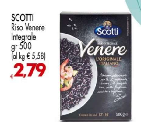 SCOTTI Riso Venere Integrale