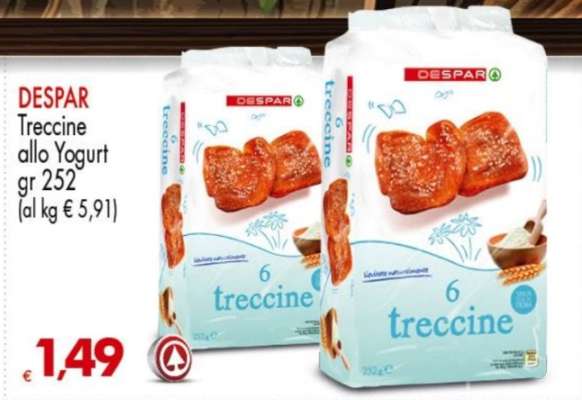 DESPAR Treccine allo Yogurt
