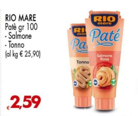 RIO MARE Patè gr 100