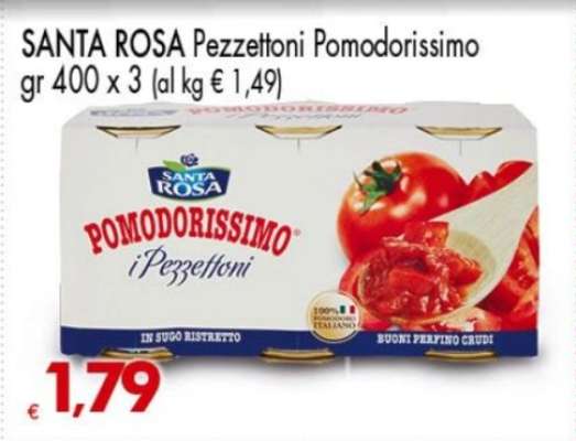 SANTA ROSA Pezzettoni Pomodorissimo