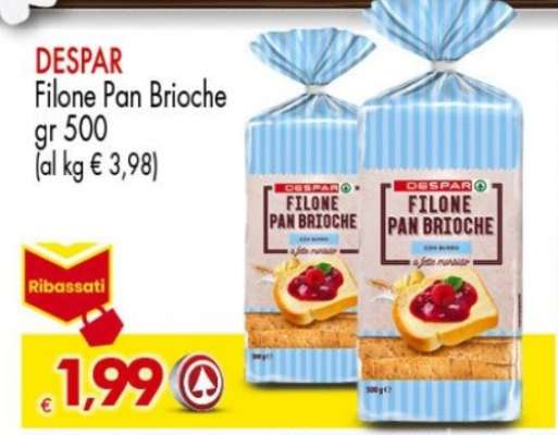 DESPAR Filone Pan Brioche