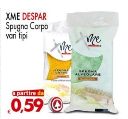 XME DESPAR Spugna Corpo