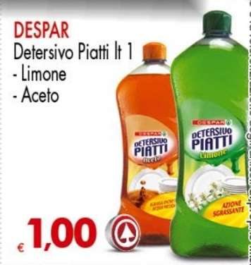 DESPAR Detersivo Piatti lt 1