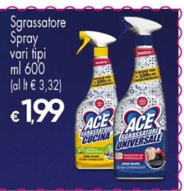 ACE Sgrassatore Spray