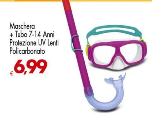 Maschera + Tubo 7-14 Anni