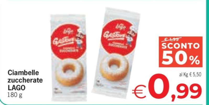 Ciambelle zuccherate LAGO
