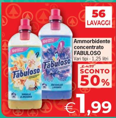 Ammorbidente Concentrato Fabuloso