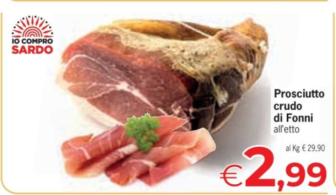 Prosciutto crudo di Fonni