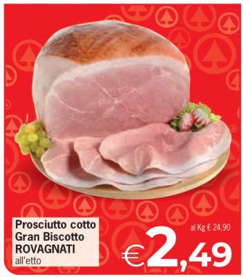 Prosciutto Cotto Gran Biscotto Rovagnati