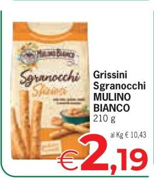 GRISSINI SGRANOCCHI MULINO BIANCO