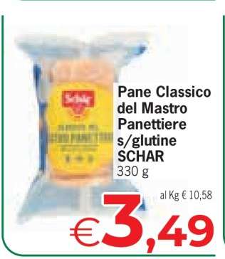 Pane Classico del Mastro Panettiere s/glutine SCHAR