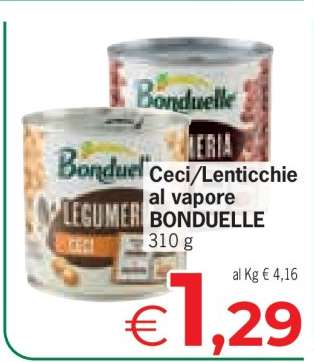 Ceci/Lenticchie al vapore BONDUELLE