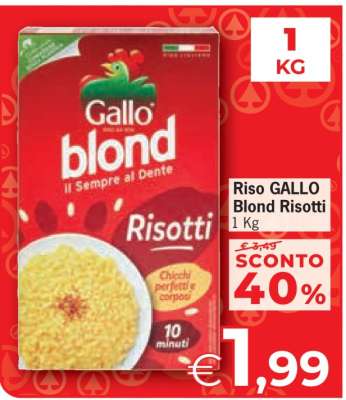 RISO GALLO BLOND RISOTTI