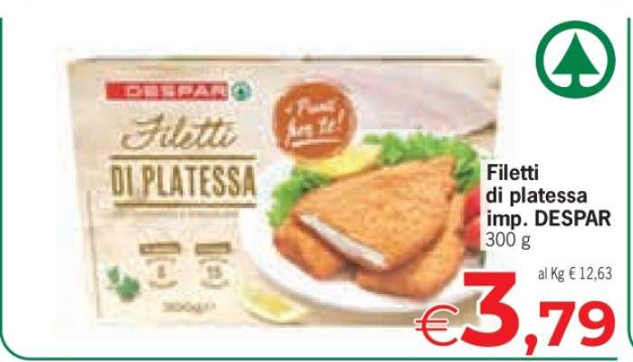 Filetti di platessa imp. DESPAR