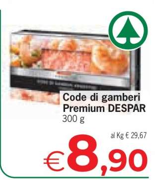 Code di gamberi Premium DESPAR