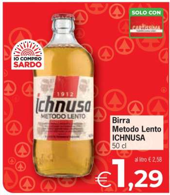 Birra Metodo Lento ICHNUSA