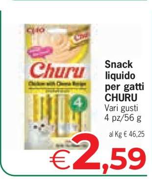 Snack liquido per gatti CHURU