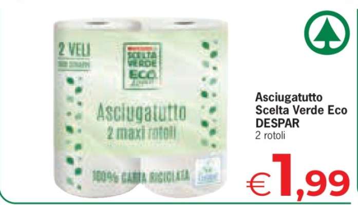 Asciugatutto Scelta Verde Eco DESPAR