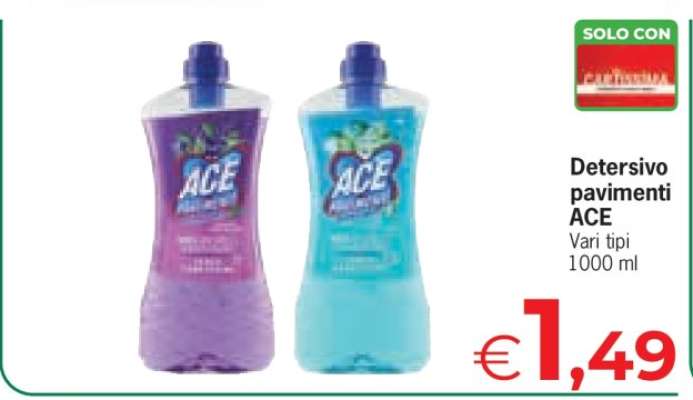 DETERSIVO PAVIMENTI ACE