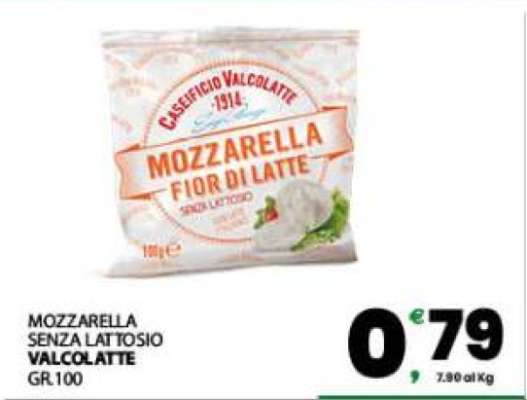 MOZZARELLA SENZA LATTOSIO