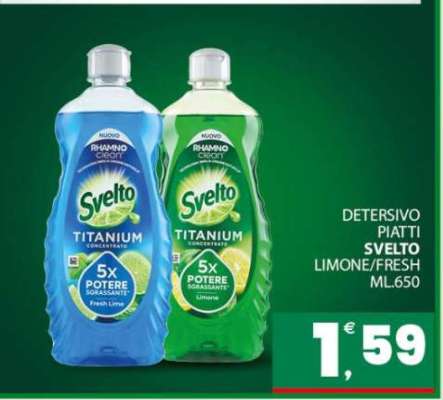 Detersivo Piatti Svelto