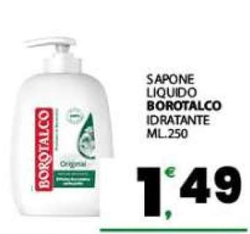 Sapone Liquido Borotalco