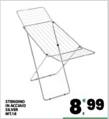 STENDINO IN ACCIAIO SILVER