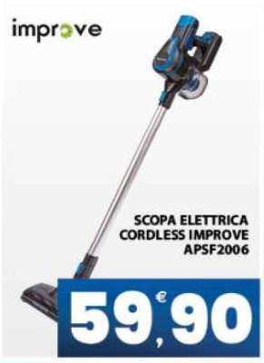 SCOPA ELETTRICA CORDLESS IMPROVE APSF2006