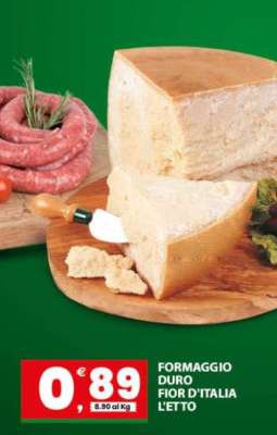 FORMAGGIO DURO FIOR D'ITALIA