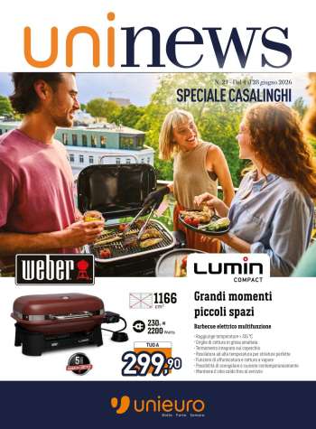 Volantino Unieuro - 4/6/2026 - 28/6/2026.