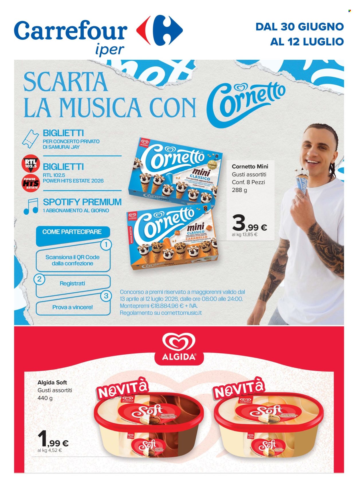 Volantino Carrefour - 30/6/2026 - 12/7/2026. Pagina 1