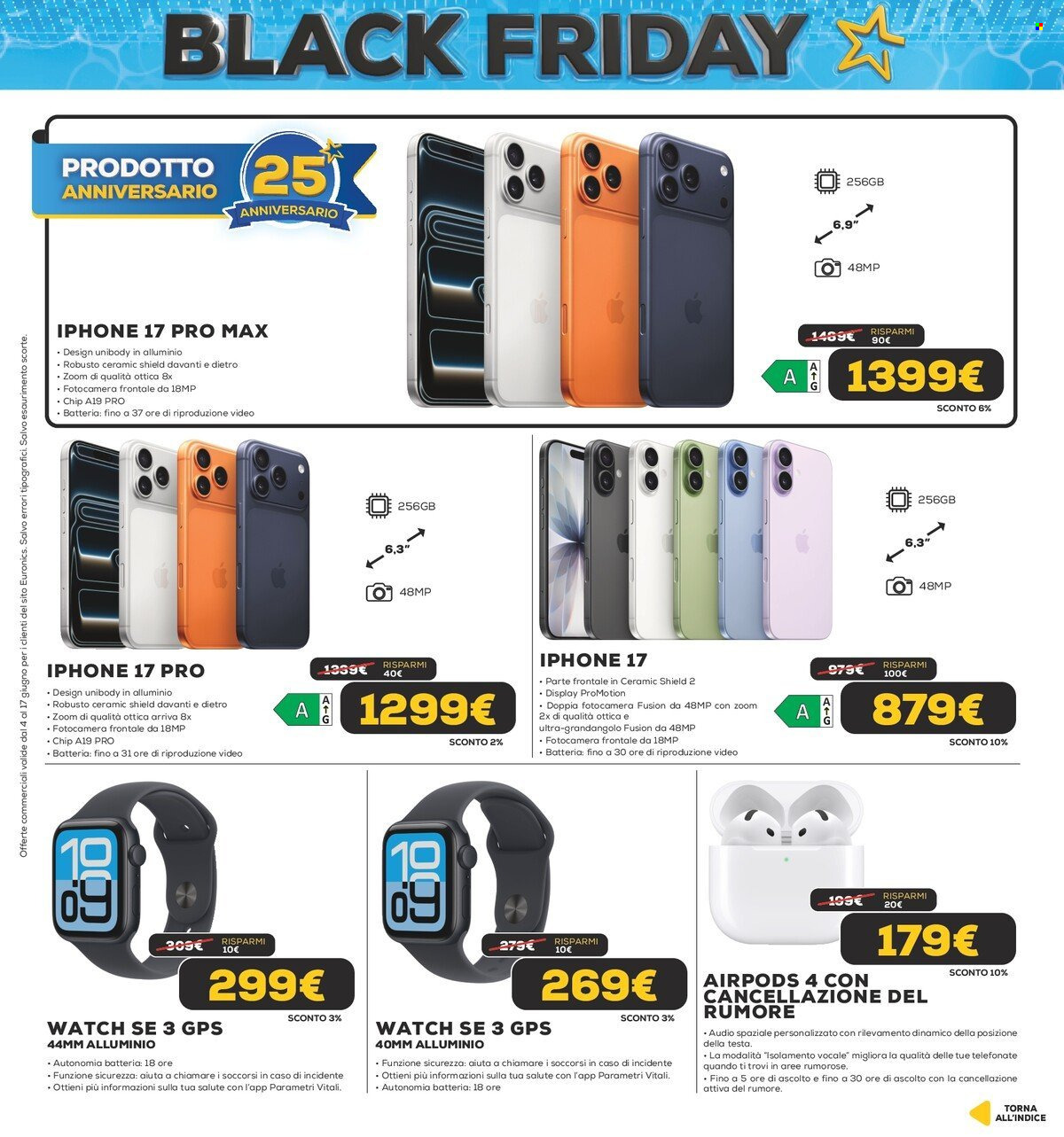 Volantino Euronics - 4/6/2026 - 17/6/2026. Pagina 3