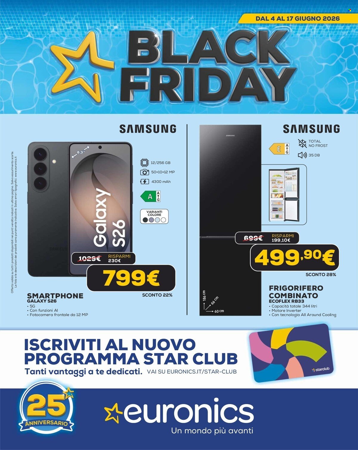 Volantino Euronics - 4/6/2026 - 17/6/2026. Pagina 1
