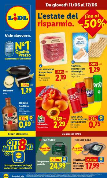 Volantino Lidl - 11/6/2026 - 17/6/2026.