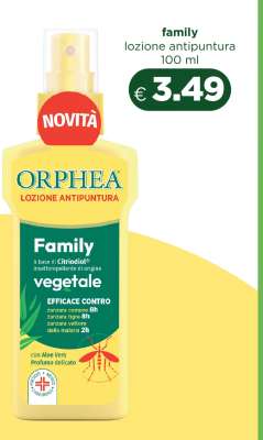 Orphea Lozione Antipuntura Family