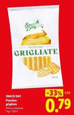 Snack Day Patatine grigliate