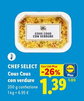 Chef Select Cous Cous con verdure