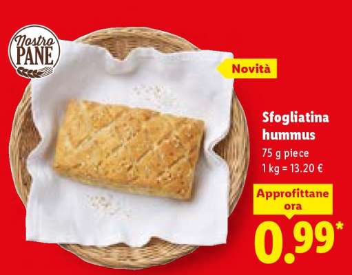 Sfogliatina hummus