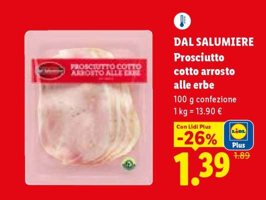 Dal Salumiere Prosciutto cotto arrosto alle erbe