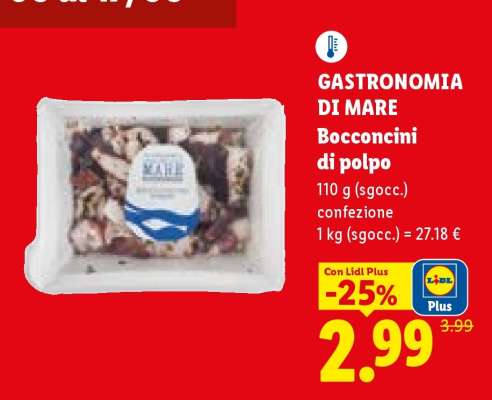Gastronomia di Mare Bocconcini di polpo