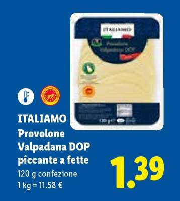 ITALIAMO Provolone Valpadana DOP piccante a fette
