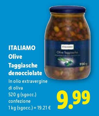 Italiamo Olive Taggiasche denocciolate