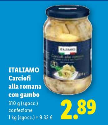 Italiamo Carciofi alla romana con gambo