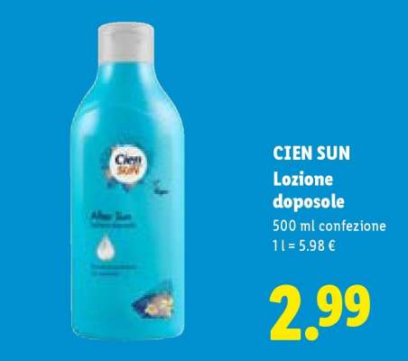 CIEN SUN Lozione doposole