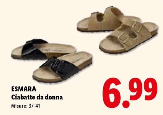 ESMARA Ciabatte da donna