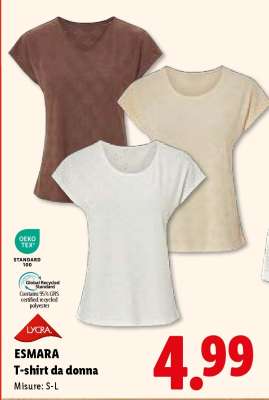 esmara T-shirt da donna
