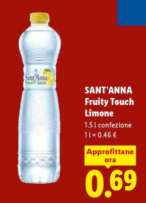 SANT'ANNA FRUITY TOUCH LIMONE