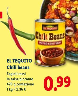 El Tequito Chili Beans