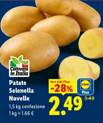 Patate Selenella novelle
